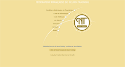 Desktop Screenshot of federationfrancaiseneuro-training.com